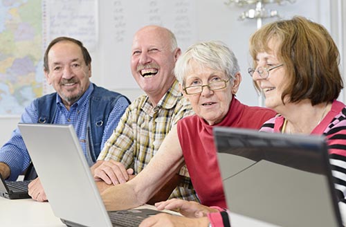 Technology class for seniors