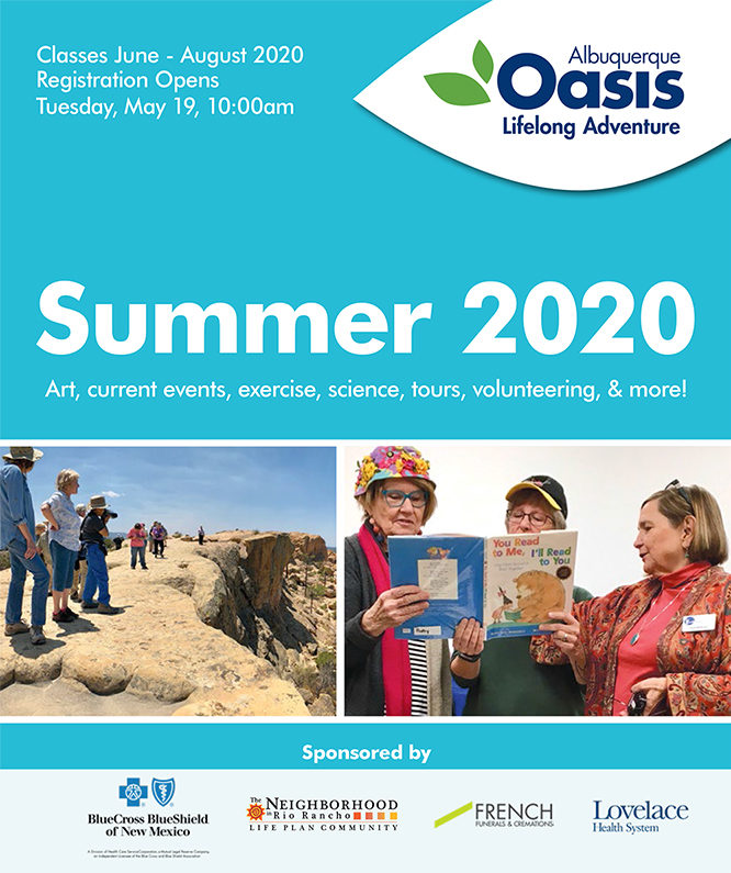 Albuquerque Oasis 2020 Summer Catalog 